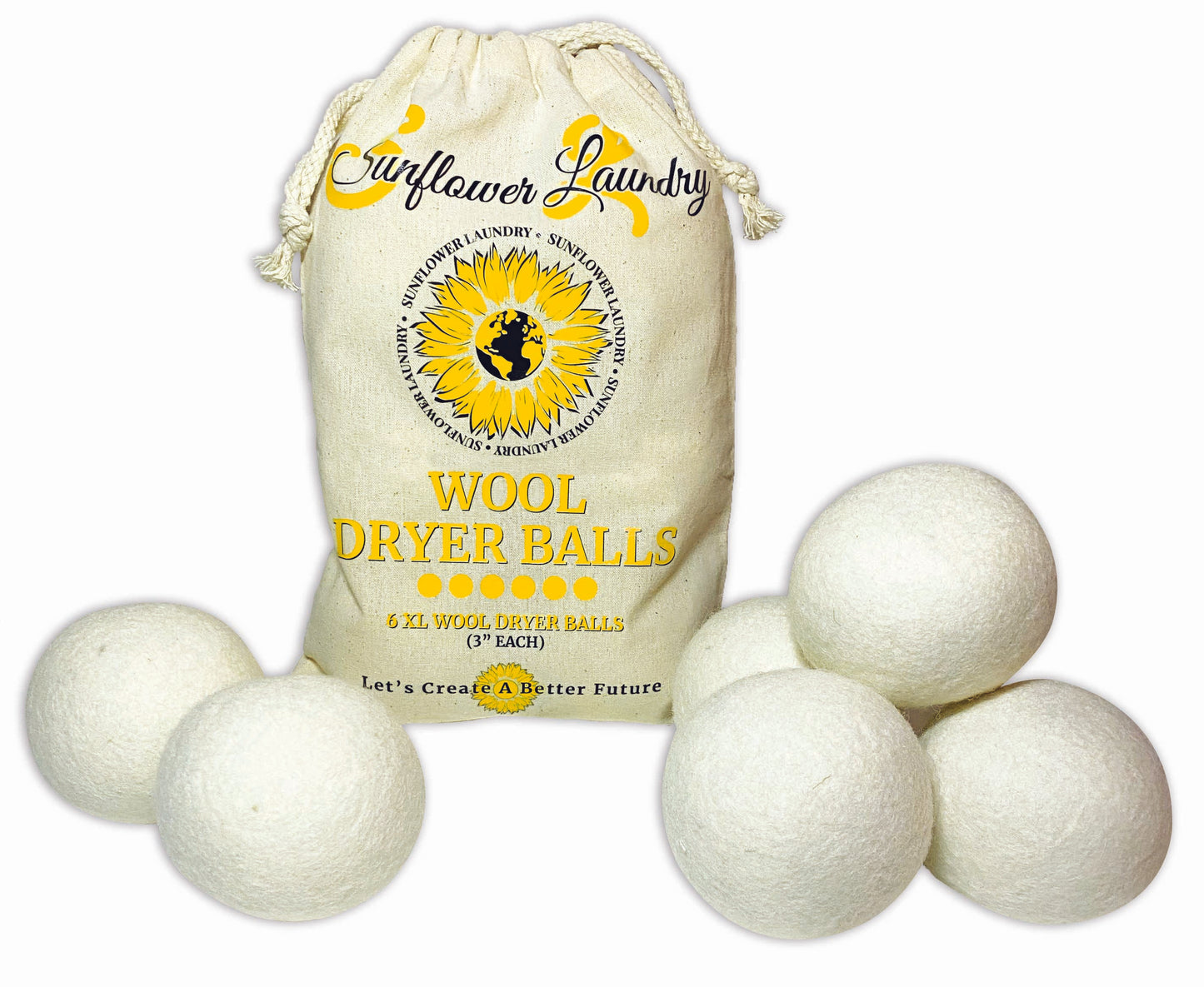 Eco-Friendly Laundry Wool Dryer Balls