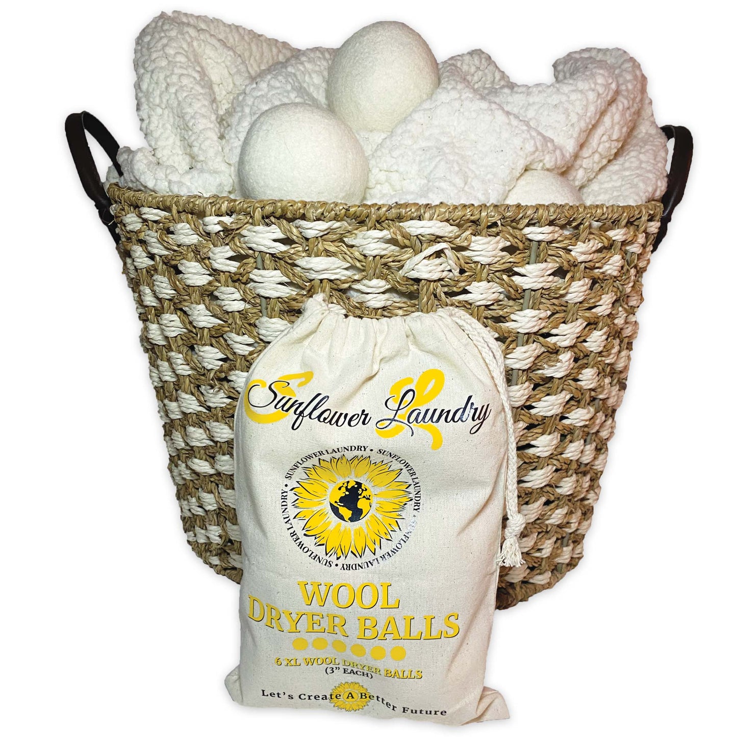 Eco-Friendly Laundry Wool Dryer Balls