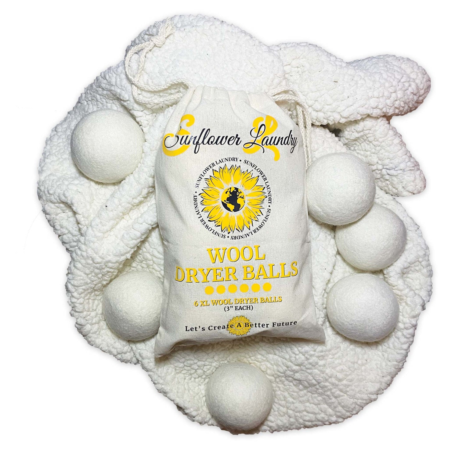 Eco-Friendly Laundry Wool Dryer Balls