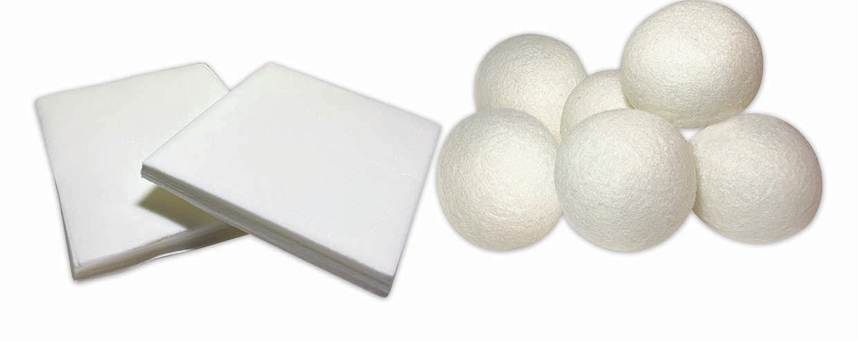 30 Detergent Sheets (Up to 60 Loads) & 3" Natural Wool Dryer Balls